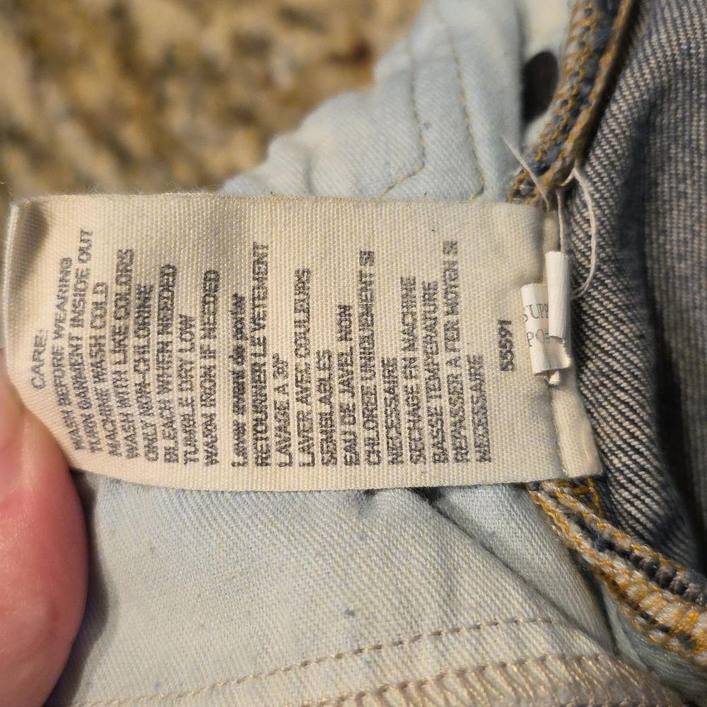 Denim & Supply Ralph Lauren Distressed Skinny Jeans Blue Womens Size 27/32 Y2K - Picture 11 of 14